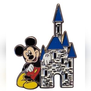 Disney Mickey Mouse and Castle Enamel Pin